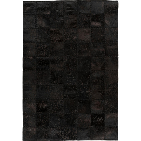 calo-deluxe Vachtvloerkleed Rankel 205 leren tapijt kleurige patchwork unieke stukken, echt rundsleder, woonkamer
