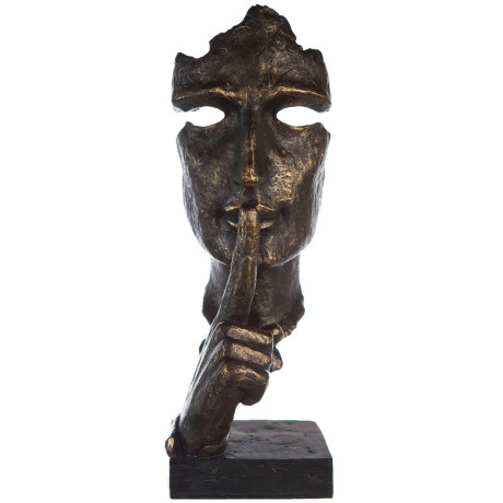 Casablanca by Gilde Decoratief figuur Sculptuur XL Silence (1 stuk)