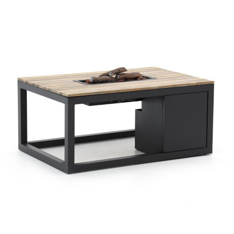 Cosiraw lounge vuurtafel 120x80x55cm - Laagste prijsgarantie!