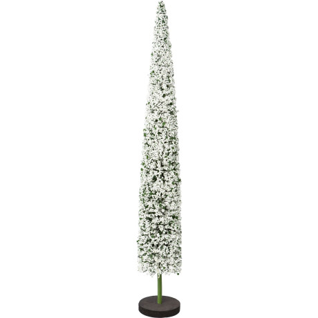 Creativ deco Deco-boom Kerst versiering op hoogwaardige houten basis, met parels versierd, hoogte 60 cm (1 stuk)