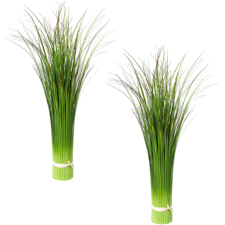 Creativ green Kunstgras Staande grasstruik (2 stuks)