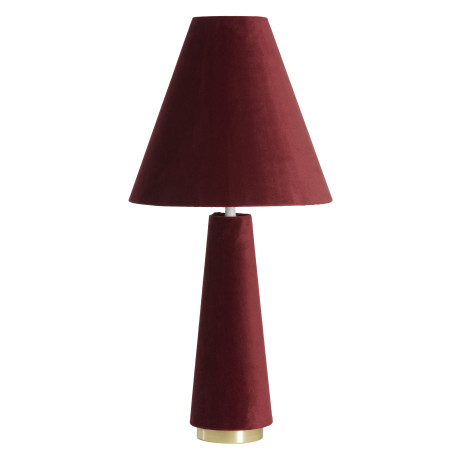 Light & Living Tafellamp 'Devia' Velvet, kleur Bordeaux