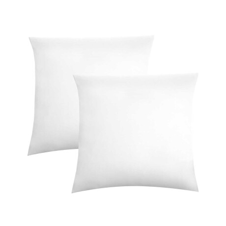 Biberna Fijne jersey kussenhoes (Wit, 40x40)