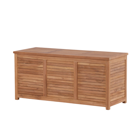 Dave teakhouten opbergkist naturel - 130 x 60 cm