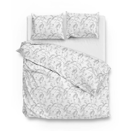 Dekbedovertrek Katoen-Satijn - Fiora Di Satinado - Wit - Tweepersoons (200x200 Cm) - Wit Katoen-satijn - Natuur - Zo!Home - Dekbed-Discounter.nl