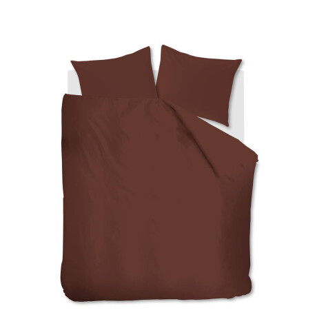 Dekbedovertrekset Easy Brown | At Home by Beddinghouse