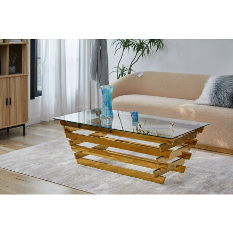SalesFever Salontafel met designframe van roestvrij staal
