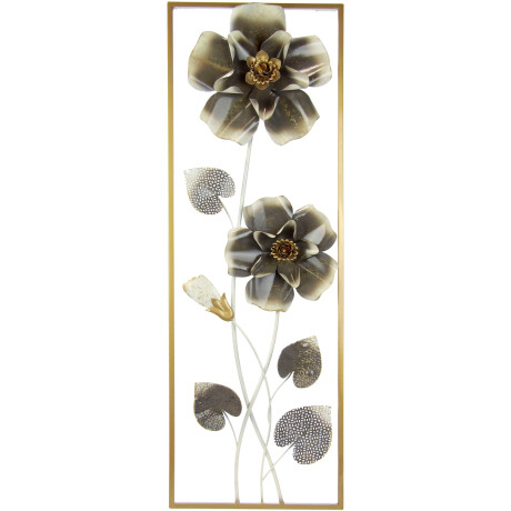 I.GE.A. Artprint Metalen artprint bloemen Wanddecoratie, metaal, wandsculptuur