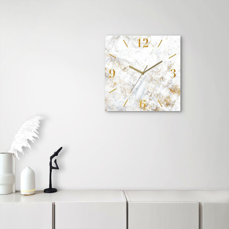 Leonique Wandklok Marmer analoog, 30 cm