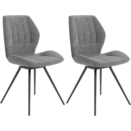 byLIVING Eetkamerstoel Manhattan 2-delige set draaisstoel met moderne microvezelbekleding (set, 2 stuks)