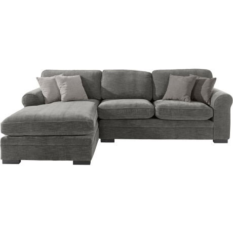 Home affaire Hoekbank Broughton L-vorm zacht zitcomfort, incl. 4 sierkussens, opstaande naad
