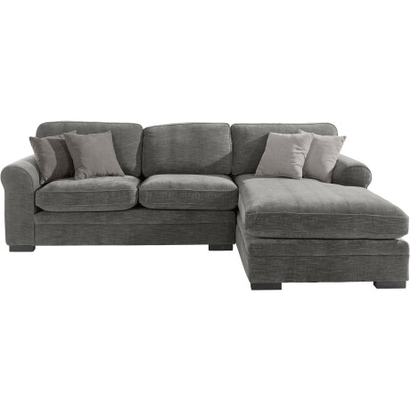 Home affaire Hoekbank Broughton L-vorm zacht zitcomfort, incl. 4 sierkussens, opstaande naad