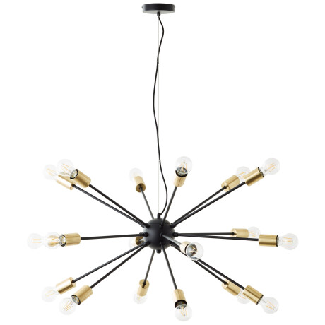 Brilliant Leuchten Hanglamp DREE Hoogte 140 cm, Ø 90,5 cm, E27, metaal