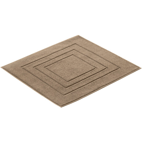 Vossen Badmat Feeling Badmat, uni-kleuren, met bies, hoog-laag effect, 100% katoen (1 stuk)