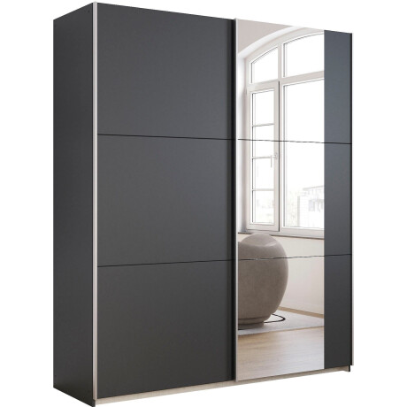 rauch Zweefdeurkast Kledingkast draaideurkast kast garderobe KRONACH TOPSELLER met spiegel en veel opbergruimte, metalen greepstrips, made in germany