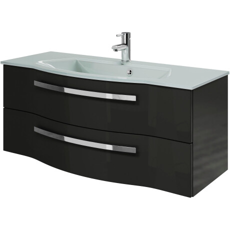 Saphir Wastafelonderkast Serie 4005 glazen wastafel met onderkast, 117 cm breed