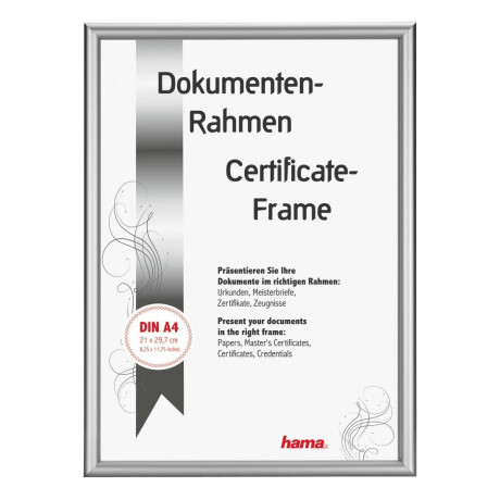 Hama Fotolijstje Fotolijst, aluminium lijst, onbreekbaar van polystyreen, zilver