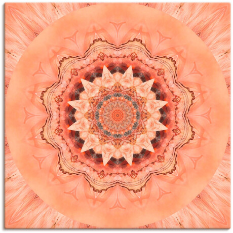 Artland Artprint Mandala barmhartigheid als artprint op linnen, poster in verschillende formaten maten