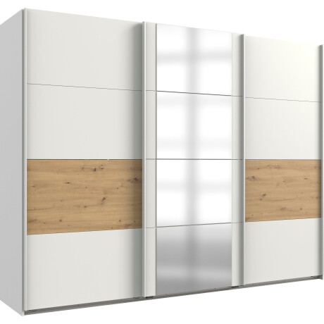 Wimex Zweefdeurkast Barmbek Slaapkamerkast BESTSELLER Garderobekast Kledingkast met 2 stoffen boxen en 2 extra planken, spiegeldeur