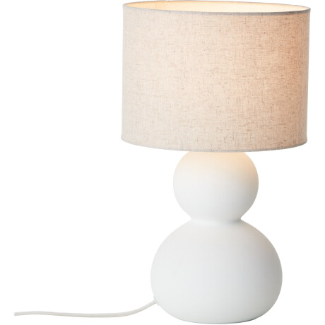 LeGer Home by Lena Gercke Tafellamp Malu max. 40w, linnen lampenkap, keramiek, hoogte: 37,5 cm, ø 22 cm (1 stuk)