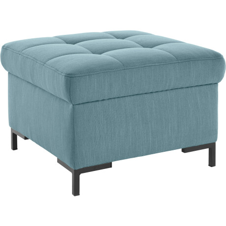 OTTO products Hocker Grazzo hoogwaardige stoffen van gerecycled materiaal, stiksels op de zitting