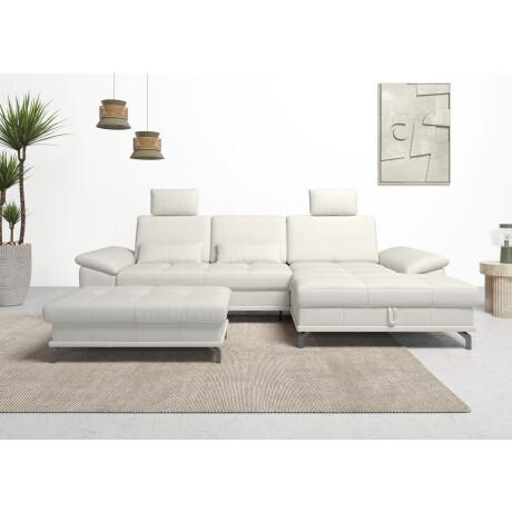 Places of Style Hoekbank Costello L-vorm, met zitdiepteverstelling, armleuningverstelling en