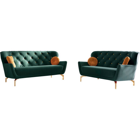 sit&more Zithoek Orient 3 inclusief 4 sierkussens met strassteentjes, goudkleurige metalen poten (2-delig)