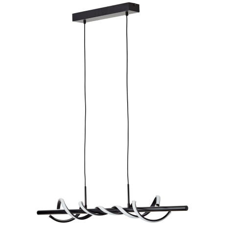 Brilliant Leuchten Led-hanglamp Amalie Hoogte 150 cm, 2600 lm, inkortbaar, metaal/kunststof, zwart
