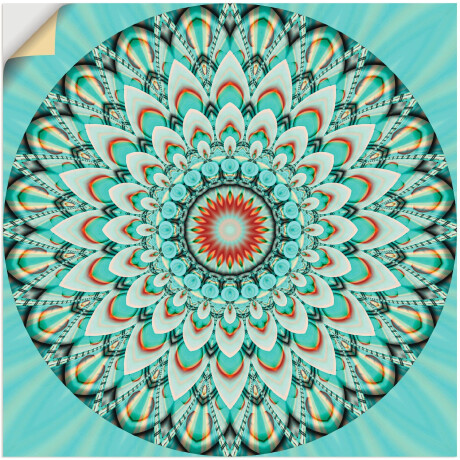 Artland Artprint Mandala integriteit als artprint op linnen, muursticker in verschillende maten