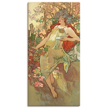 Artland Artprint op linnen Automne (herfst), 1896 gespannen op een spieraam