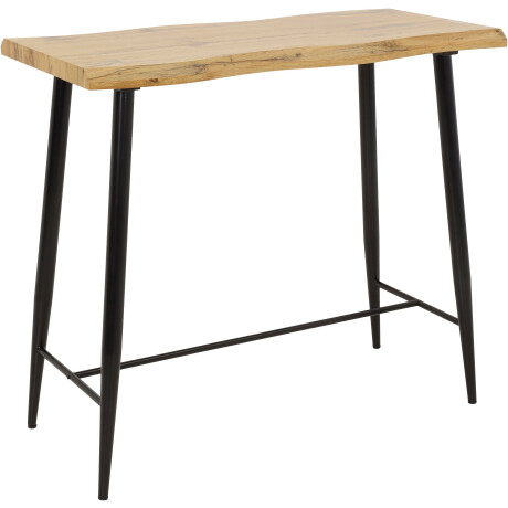 HELA Bartafel Gabi Boomstamtafel, 120 cm breed, Industrial design, wildeiken of grijs