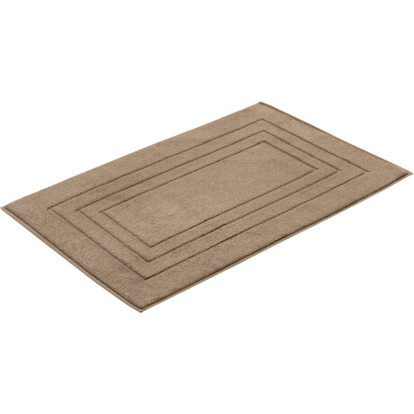 Vossen Badmat Feeling Badmat, uni-kleuren, met bies, hoog-laag effect, 100% katoen (1 stuk)