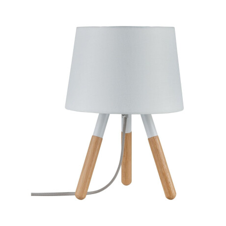 Paulmann Tafellamp Neordic Berit max.1x20W E27 Wit/Hout 230V Stof/Metaal (1 stuk)