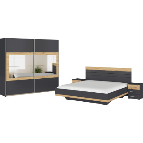 rauch Slaapkamerserie Tarragona Kast in 3 breedtes, bed in 2 breedtes, 2 nachttafels MADE IN GERMANY (set, 4-delig)