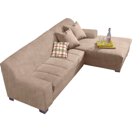 INOSIGN Hoekbank Anzio, elegant en gezellig, breedte 239 cm, L-vorm