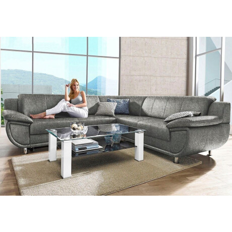 TRENDMANUFAKTUR Hoekbank Rondo optioneel met slaapfunctie, 267x247 cm (BxD), brede armleuningen