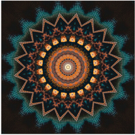 Artland Artprint Mandala kosmisch bewustzijn als artprint van aluminium, artprint voor buiten, artprint op linnen, poster, muursticker