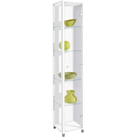 fif möbel Vitrinekast OPTIMA hoogte ca. 172 cm Staande vitrine/Glasvitrine 1x Glazen deur, perfect voor verzamelaars, verzamelvitrine