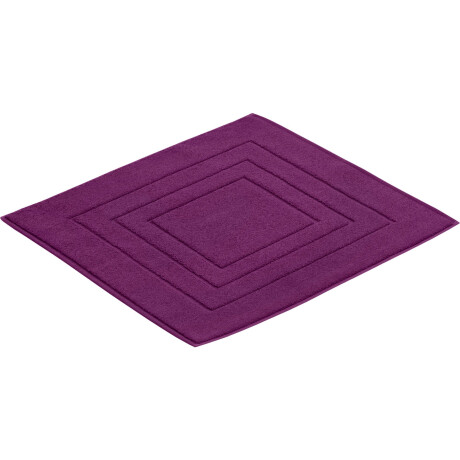 Vossen Badmat Feeling Badmat, uni-kleuren, met bies, hoog-laag effect, 100% katoen (1 stuk)