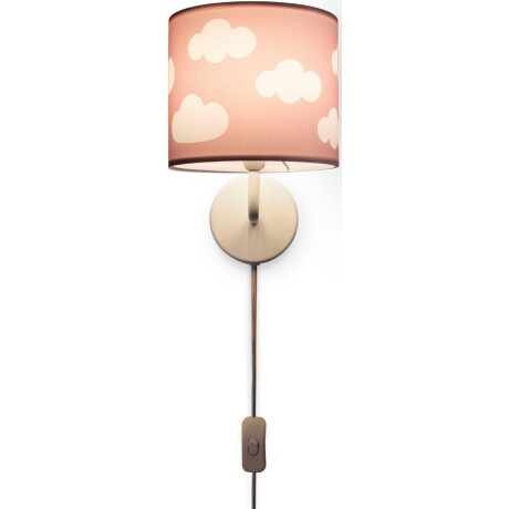 Paco Home Wandlamp Luca Cosmo Kinderkamer wandlamp kind kinderlamp wolken hemel met stekker