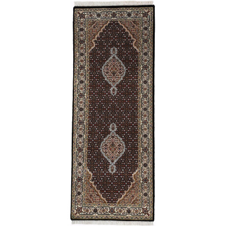 Woven Arts Loper Oosters tapijt Tabriz Mahi met de hand geknoopt, woonkamer, zuivere wol voor een warme omgevingsklimaat