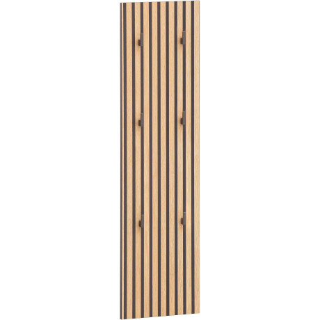 Schildmeyer Kapstok Katta, breedte 24 cm Akoestische plaatlook, kledinghaken van metaal