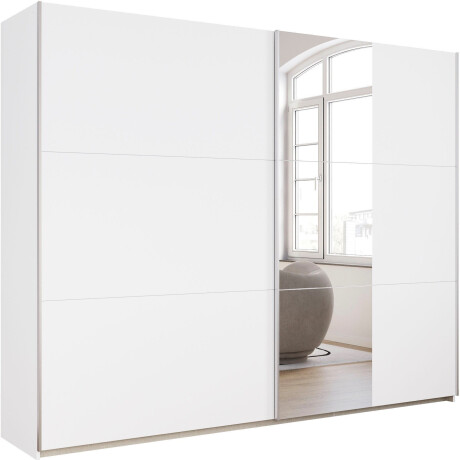 rauch Zweefdeurkast Kledingkast draaideurkast kast garderobe KRONACH TOPSELLER met spiegel en veel opbergruimte, metalen greepstrips, made in germany
