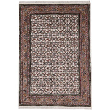 Woven Arts Oosters tapijt Bidjar Herati met de hand geknoopt, woonkamer, zuivere wol
