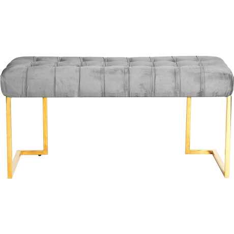 Kayoom Zitbank Rare 225, elegante uitstraling door gouden frame fluwelen zacht, gestikt, met decoratieve knopen, gezellig, chique kussen (1 stuk)