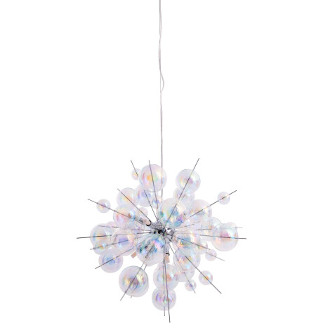 näve Hanglamp Explosie iriserende, transparante glazen bollen, voor 10 x g9 fitting, ø 65 cm (1 stuk)