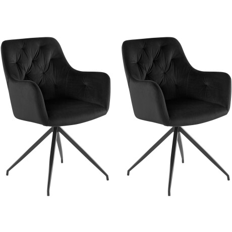 INOSIGN Eetkamerstoel TINA Kuipstoel met zacht fluweel, stoel met armleuning (set, 2 stuks)