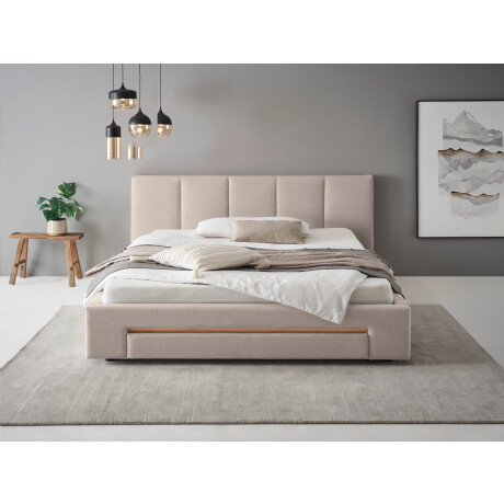 INOSIGN Gestoffeerd bed CiTY/GiRON, bedframe met bedlade, gestoffeerd opbergbed met hondenbed of opberglade, bekleding van corduroy of linnenlook