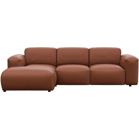 FLEXLUX Hoekbank Lucera Chaise longue rechts of links, L-vorm, comfortabel