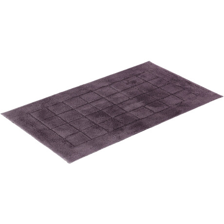Vossen Badmat Exclusive Badmat, uni kleuren, ruitpatroon, hoog-laag effect, 100% katoen (1 stuk)